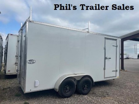 New 7X16 CellTech CONTRACTOR PACKAGE DOUBLE DOORS Enclosed Cargo Trailer