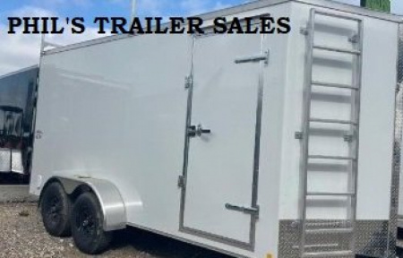 New 7X16 CellTech CONTRACTOR PACKAGE DOUBLE DOORS Enclosed Cargo Trailer