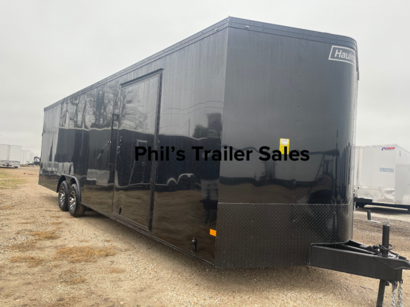New 2025 HAULMARK 28 HAULMARK ENCLOSED TRAILER ESCAPE DOOR CAR HAULER BLACKOUT Car / Racing Trailer