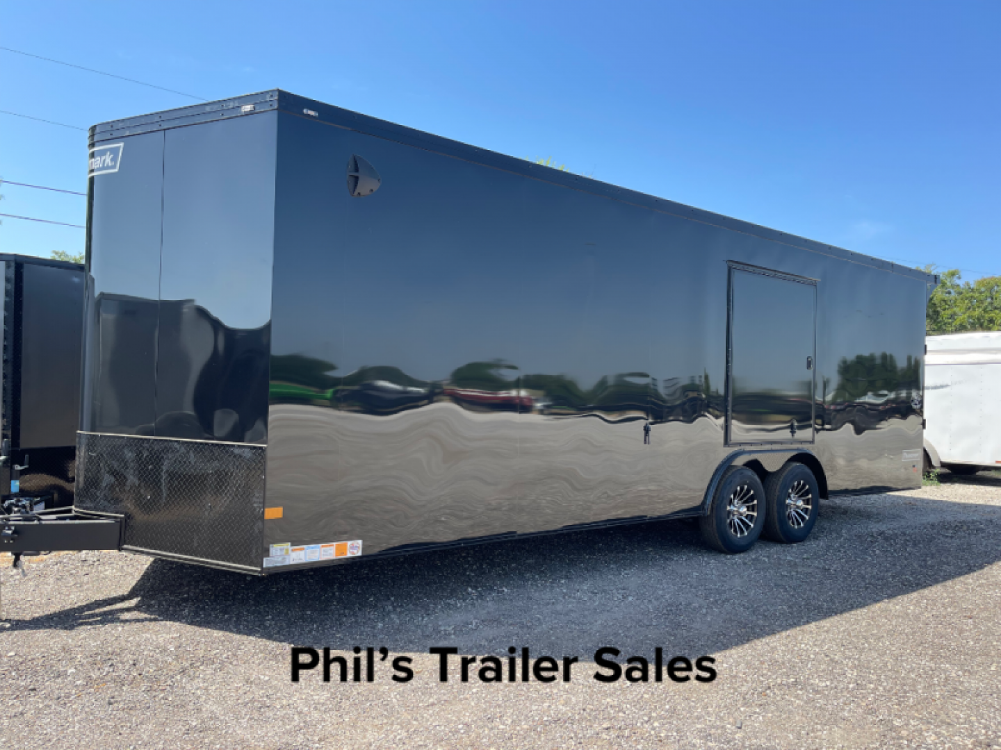 New 2025 HAULMARK 28 HAULMARK ENCLOSED TRAILER ESCAPE DOOR CAR HAULER BLACKOUT Car / Racing Trailer