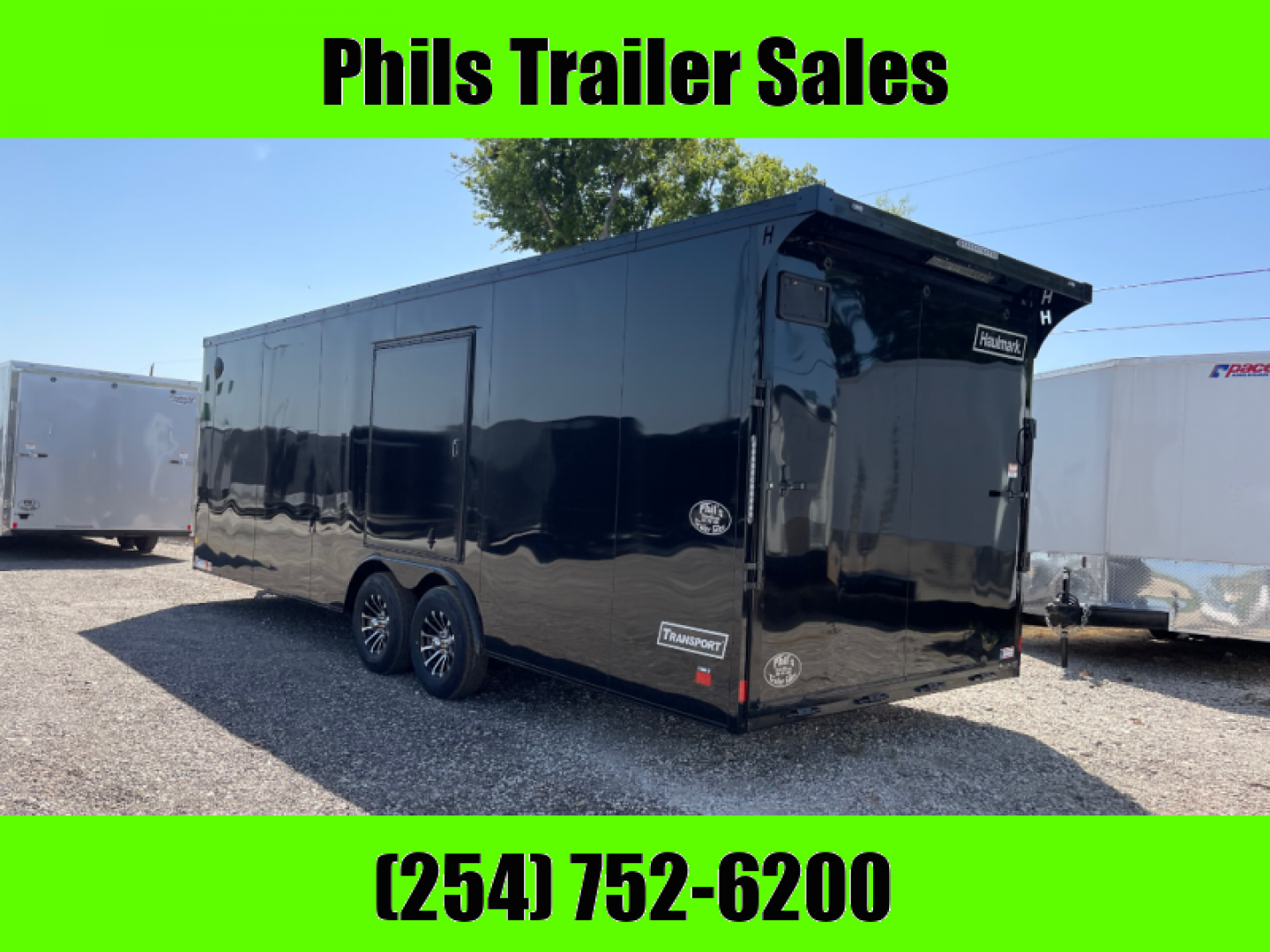 New 2025 HAULMARK 28 HAULMARK ENCLOSED TRAILER ESCAPE DOOR CAR HAULER BLACKOUT Car / Racing Trailer