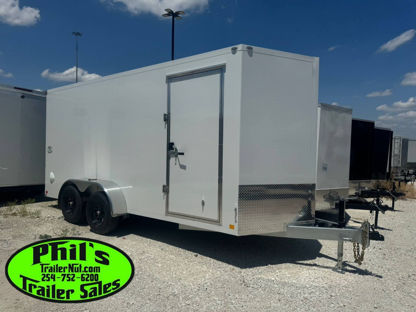 New 7X16 CellTech DOUBLE DOORS Enclosed Cargo Trailer 10 YEAR