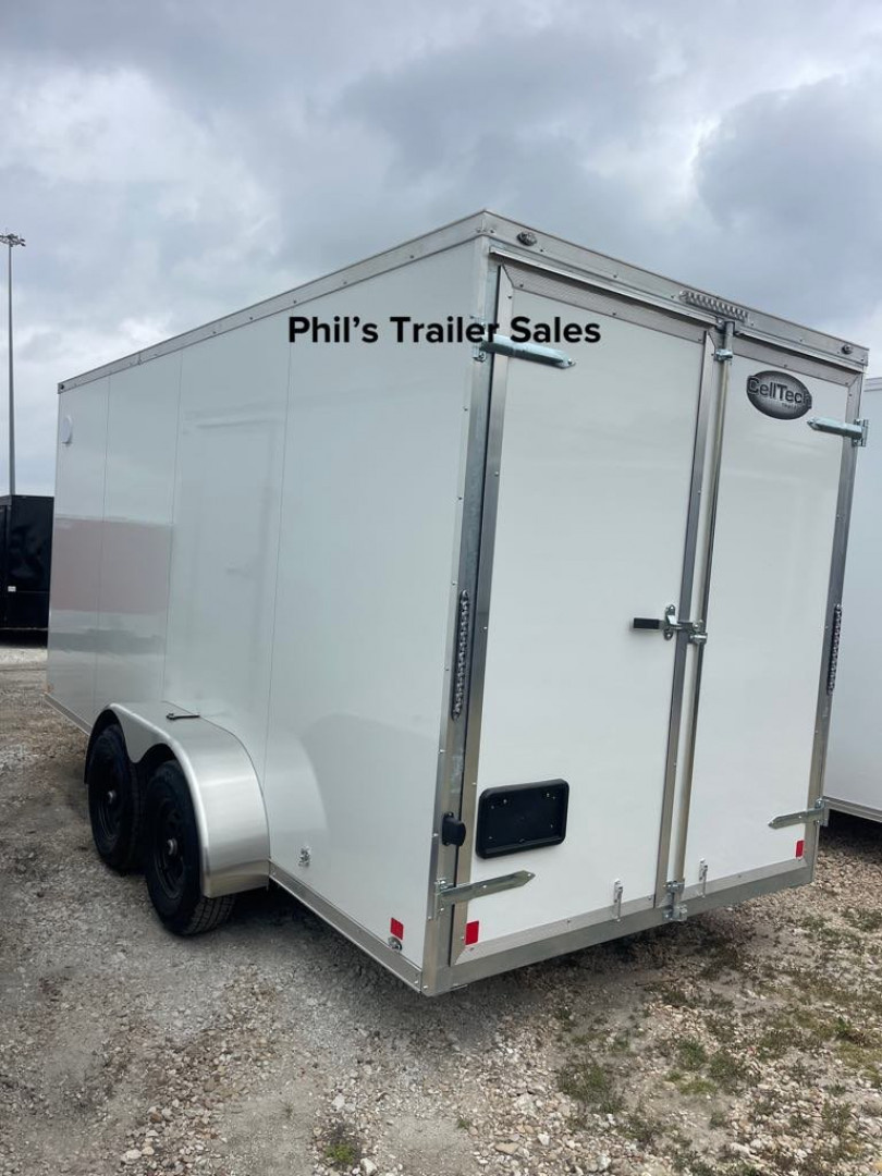 New 7X16 CellTech DOUBLE DOORS Enclosed Cargo Trailer 10 YEAR WARRANTY COMMERCIAL GRADE