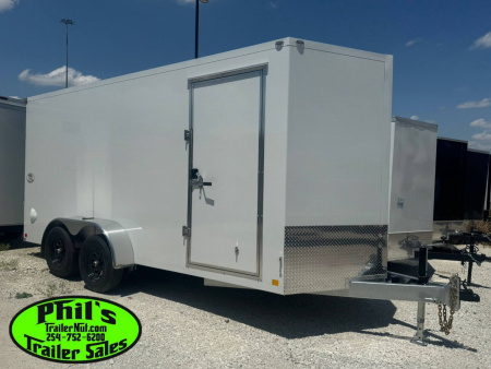 New 7X16 CellTech DOUBLE DOORS Enclosed Cargo Trailer 10 YEAR WARRANTY COMMERCIAL GRADE