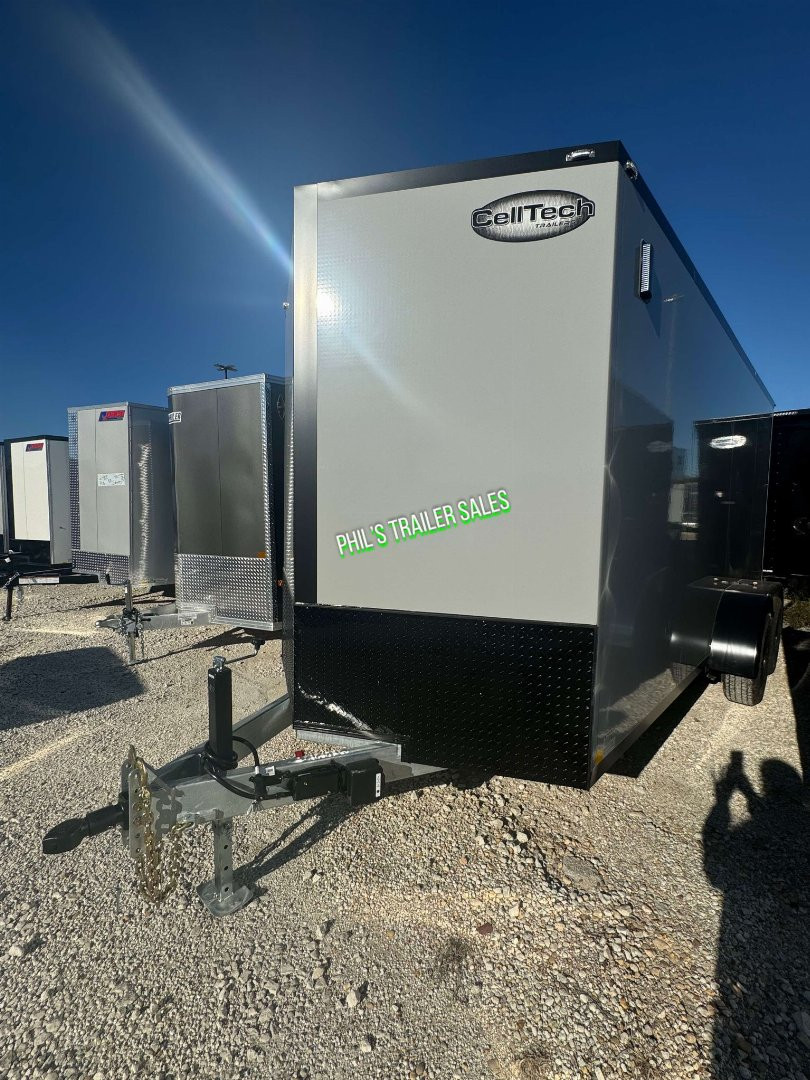 New 7X16 CellTech COMMERCIAL GRADE STEELMOD Enclosed Cargo Trailer COMMERCIAL GRADE