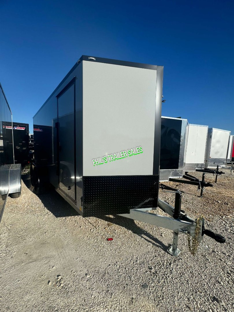 New 7X16 CellTech COMMERCIAL GRADE STEELMOD Enclosed Cargo Trailer COMMERCIAL GRADE