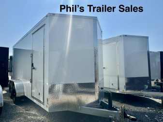 New 7X16 CellTech Ramp Enclosed Cargo Trailer 10 YR WARRANTY COMMERCIAL GRADE