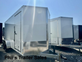 New 7X16 CellTech Ramp Enclosed Cargo Trailer 10 YR WARRANTY COMMERCIAL GRADE