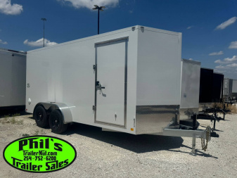 New 7X16 CellTech Ramp Enclosed Cargo Trailer 10 YR WARRANTY COMMERCIAL GRADE