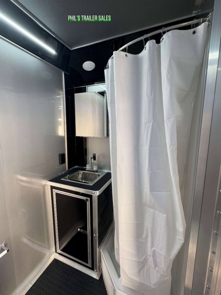 New CONTINENTAL CARGO 8.5X34 RACE TRAILER BATHROOM PACKAGE Car / Racing Trailer