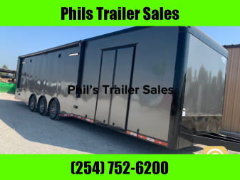 New 2025 CONTINENTAL CARGO 8.5X34 RACE TRAILER BATHROOM PACKAGE Car / Racing Trailer