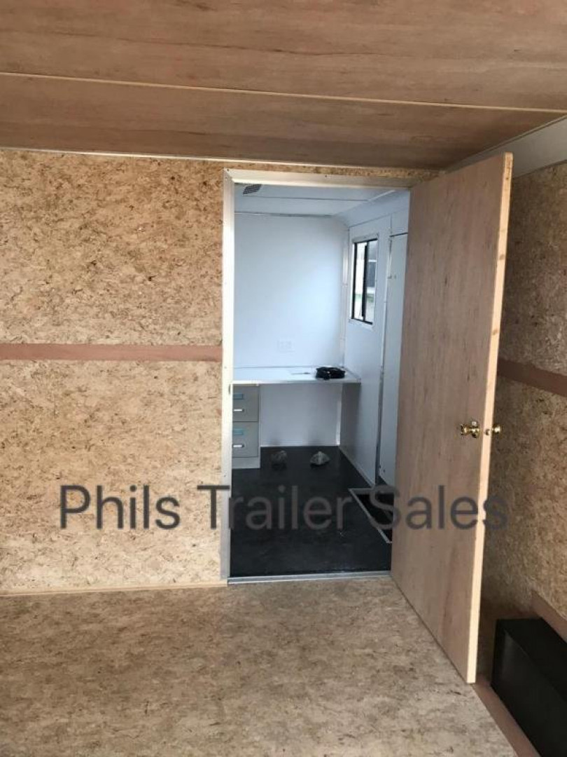 New 2025 HAULMARK NEW 85X24 ENCLOSED JOBSITE OFFICE TRAILER CARGO TRAILERS UTILITY Office Trailer