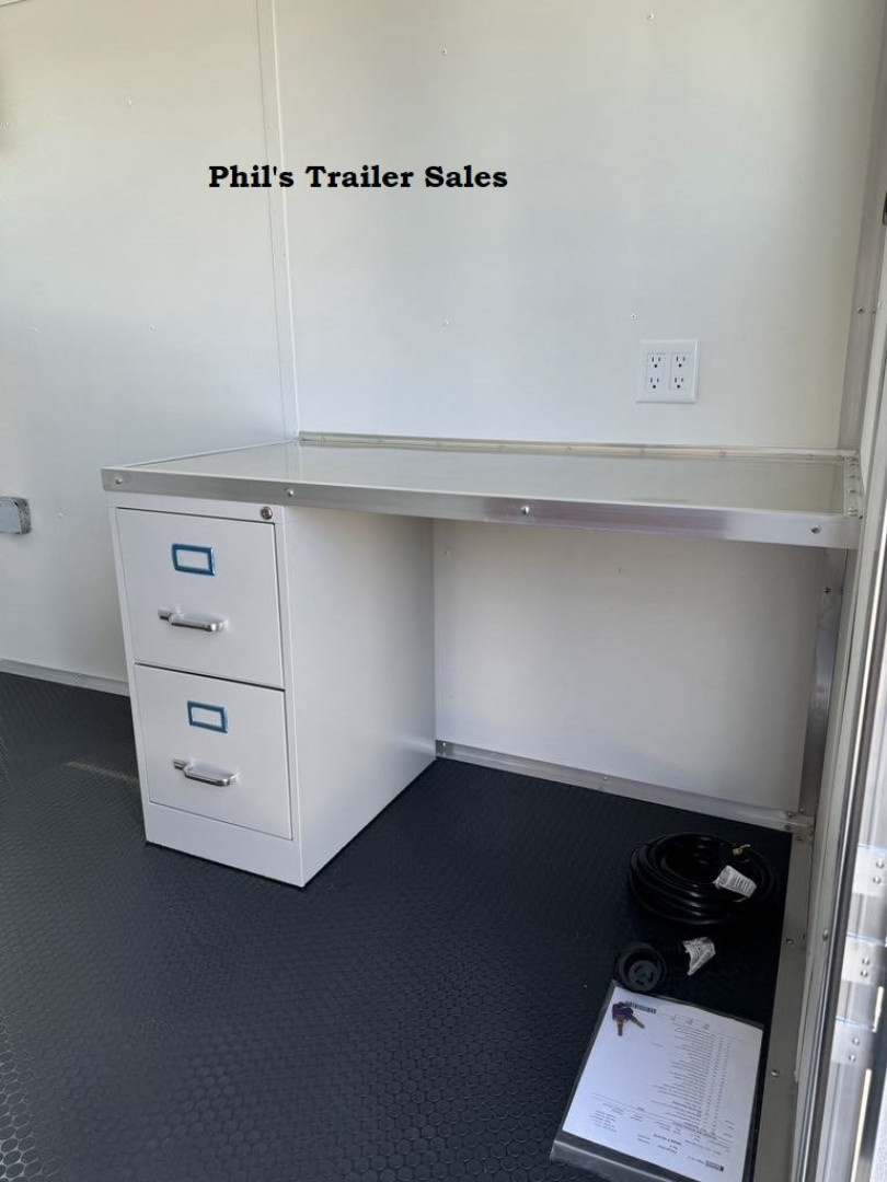 New 2025 HAULMARK NEW 85X24 ENCLOSED JOBSITE OFFICE TRAILER CARGO TRAILERS UTILITY Office Trailer