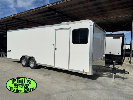 New 2025 HAULMARK NEW 85X24 ENCLOSED JOBSITE OFFICE TRAILER CARGO TRAILERS UTILITY Office Trailer