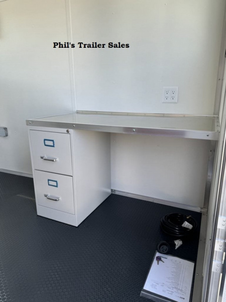 New 2025 HAULMARK NEW 85X24 ENCLOSED JOBSITE OFFICE TRAILER CARGO TRAILERS UTILITY Office Trailer