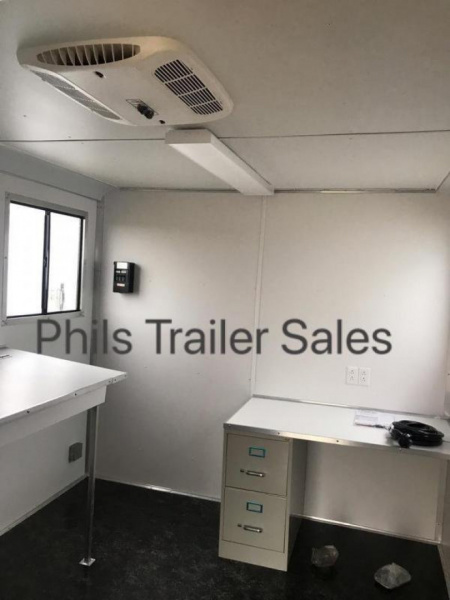 New 2025 HAULMARK NEW 85X24 ENCLOSED JOBSITE OFFICE TRAILER CARGO TRAILERS UTILITY Office Trailer
