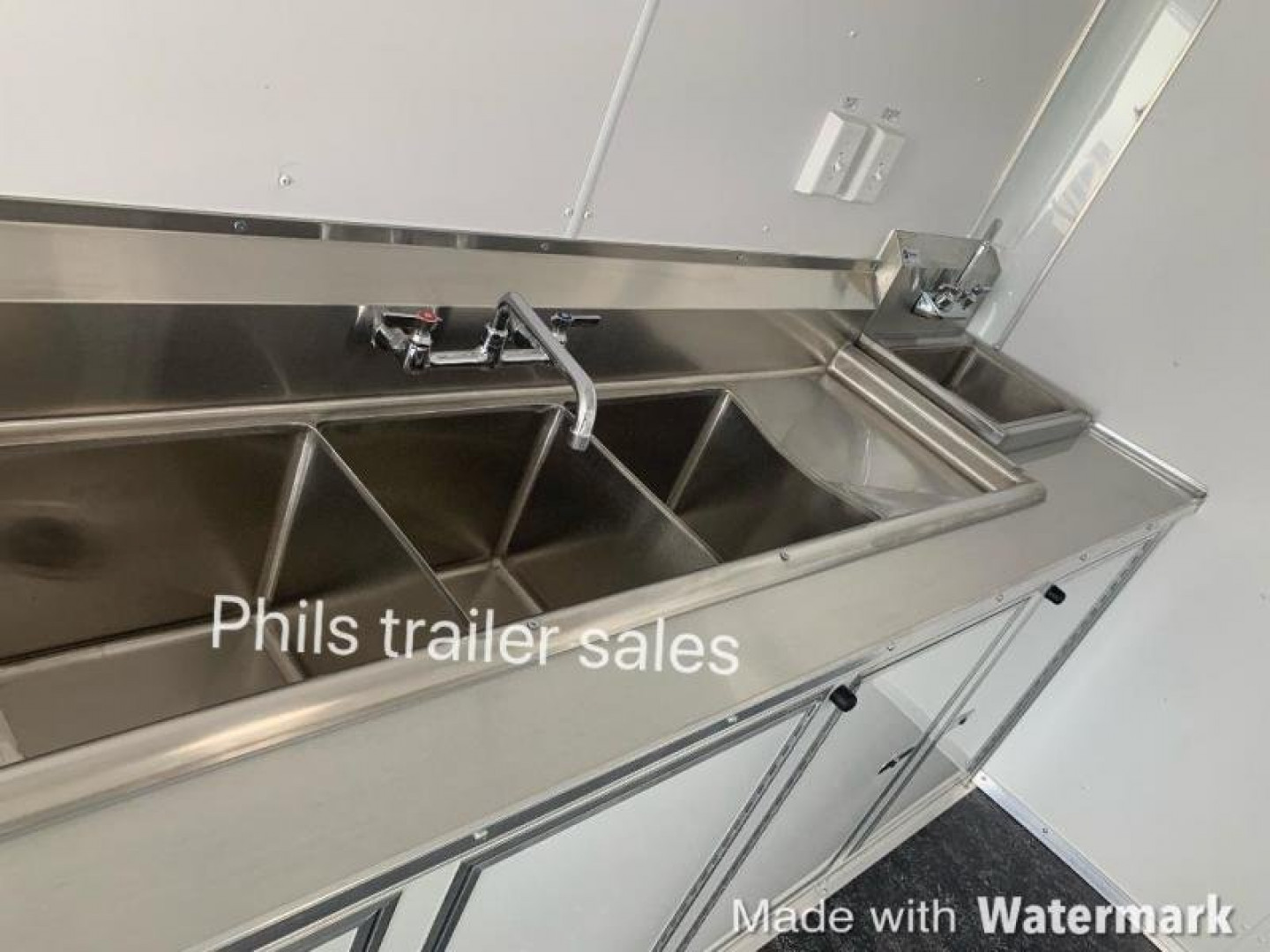 New CONCESSION TRAILER  8.5x16  WITH VENT A HOOD Concession Vending / Concession Trailer