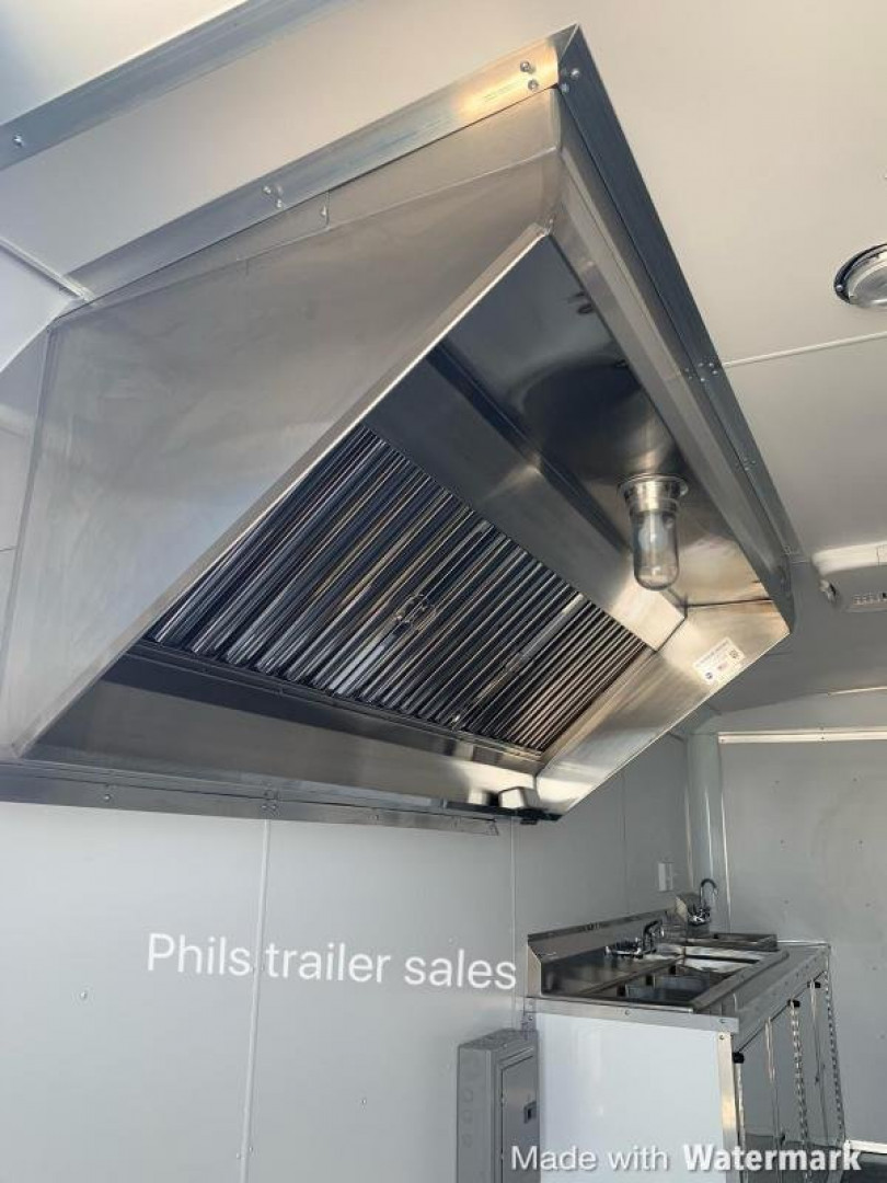 New CONCESSION TRAILER  8.5x16  WITH VENT A HOOD Concession Vending / Concession Trailer
