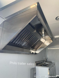 New CONCESSION TRAILER  8.5x16  WITH VENT A HOOD Concession Vending / Concession Trailer