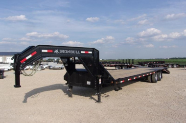 New IRON BULL IRON BULL 102X 25 TANDEM DUAL GOOSENECK TRAILER Equipment Trailer
