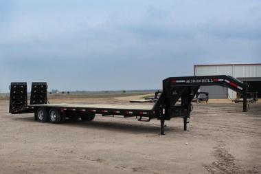 New IRON BULL IRON BULL 102X 25 TANDEM DUAL GOOSENECK TRAILER Equipment Trailer
