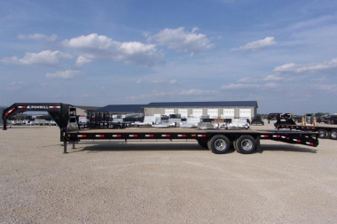 New IRON BULL IRON BULL 102X 25 TANDEM DUAL GOOSENECK TRAILER Equipment Trailer