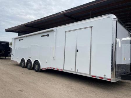 New Haulmark NEW 85X34 EDGE ENCLOSED RACE TRAILER BATHROOM CAR HAULER Car / Racing Trailer