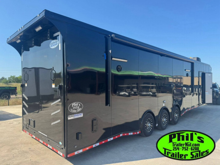 New LAST ONE AT THIS PRICE! GET IT BEFORE IT'S GONE!!!! CONTINENTAL CARGO NEW 85X44 ENCLOSED CAR RACE TRAILER BATHROOM CAR HAULER CARGO GOOSENECK Car / Racing Trailer