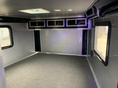 New LAST ONE AT THIS PRICE! GET IT BEFORE IT'S GONE!!!! CONTINENTAL CARGO NEW 85X44 ENCLOSED CAR RACE TRAILER BATHROOM CAR HAULER CARGO GOOSENECK Car / Racing Trailer