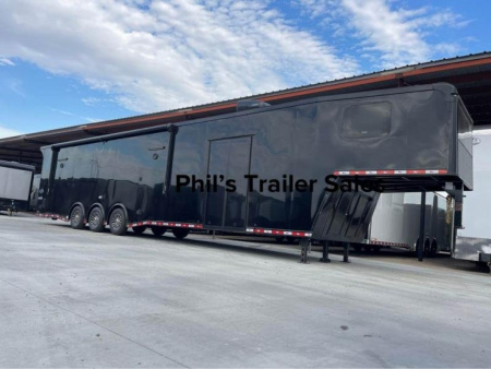 New LAST ONE AT THIS PRICE! GET IT BEFORE IT'S GONE!!!! CONTINENTAL CARGO NEW 85X44 ENCLOSED CAR RACE TRAILER BATHROOM CAR HAULER CARGO GOOSENECK Car / Racing Trailer