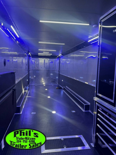 New LAST ONE AT THIS PRICE! GET IT BEFORE IT'S GONE!!!! CONTINENTAL CARGO NEW 85X44 ENCLOSED CAR RACE TRAILER BATHROOM CAR HAULER CARGO GOOSENECK Car / Racing Trailer