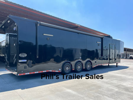 New LAST ONE AT THIS PRICE! GET IT BEFORE IT'S GONE!!!! CONTINENTAL CARGO NEW 85X44 ENCLOSED CAR RACE TRAILER BATHROOM CAR HAULER CARGO GOOSENECK Car / Racing Trailer