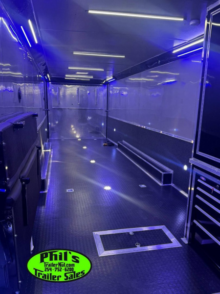 New LAST ONE AT THIS PRICE! GET IT BEFORE IT'S GONE!!!! CONTINENTAL CARGO NEW 85X44 ENCLOSED CAR RACE TRAILER BATHROOM CAR HAULER CARGO GOOSENECK Car / Racing Trailer