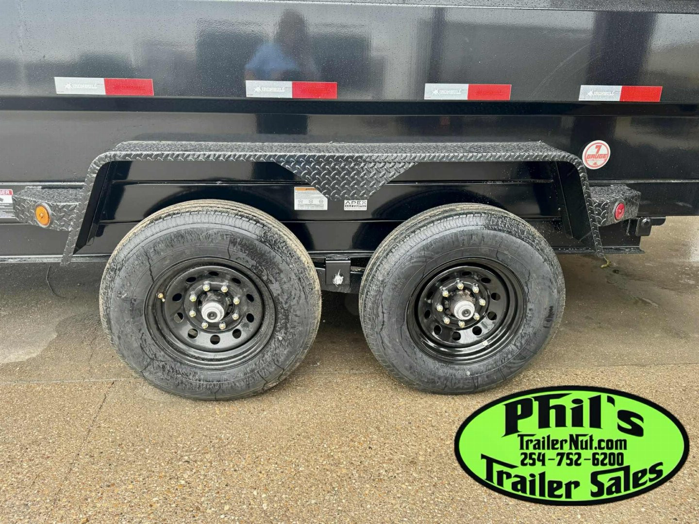 New 2025 IRON BULL NEW 83X16 3 FT SIDE WALLS GOOSENECK DUMP TRAILER OPEN UTILITY Dump Trailer