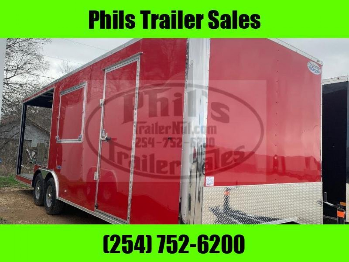 New Porch Trailer 8.5x24 Porch trailer Vending / Concession Trailer