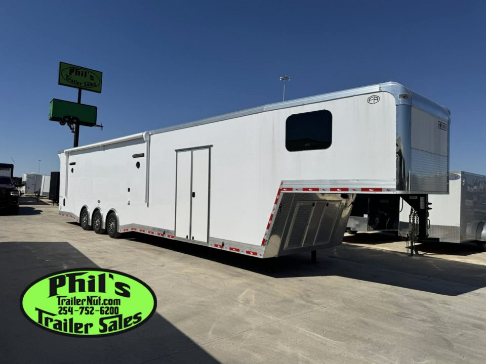 New Continental Cargo NEW 85X44 ENCLOSED CAR RACE TRAILER BATHROOM CAR HAULER Car / Racing Trailer DUAL MINI SPLIT