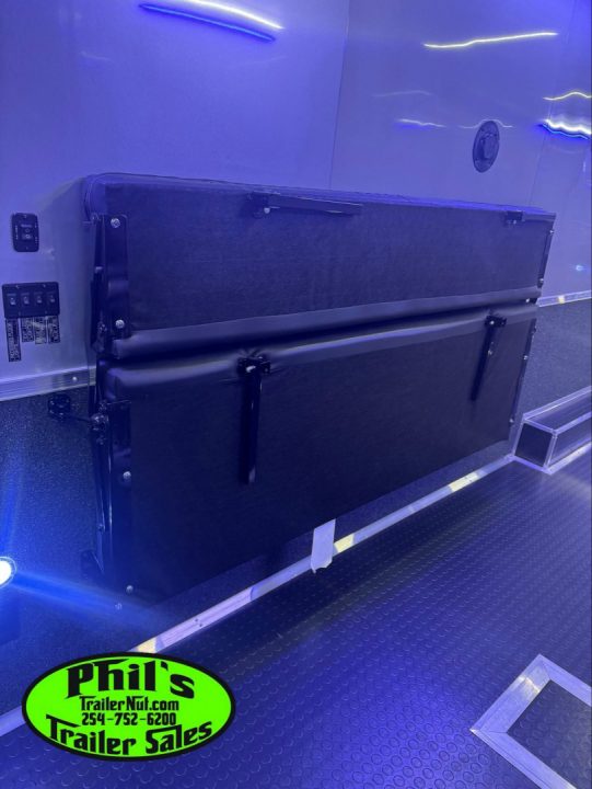 New Continental Cargo NEW 85X44 ENCLOSED CAR RACE TRAILER BATHROOM CAR HAULER Car / Racing Trailer DUAL MINI SPLIT
