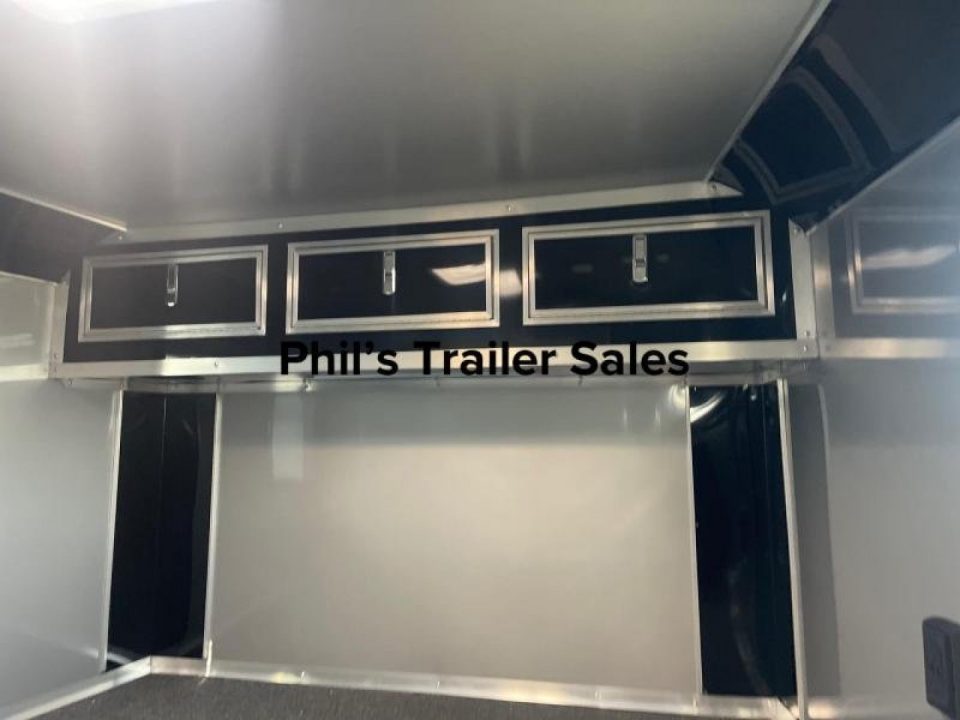 New Continental Cargo NEW 85X44 ENCLOSED CAR RACE TRAILER BATHROOM CAR HAULER Car / Racing Trailer DUAL MINI SPLIT