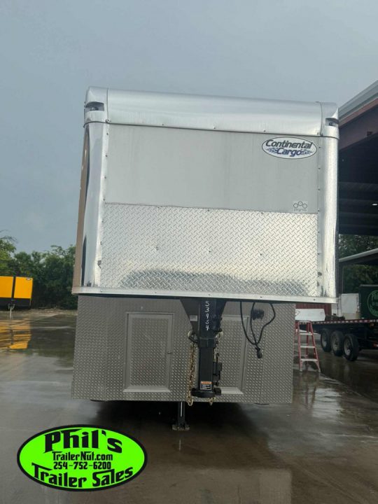 New Continental Cargo NEW 85X44 ENCLOSED CAR RACE TRAILER BATHROOM CAR HAULER Car / Racing Trailer DUAL MINI SPLIT