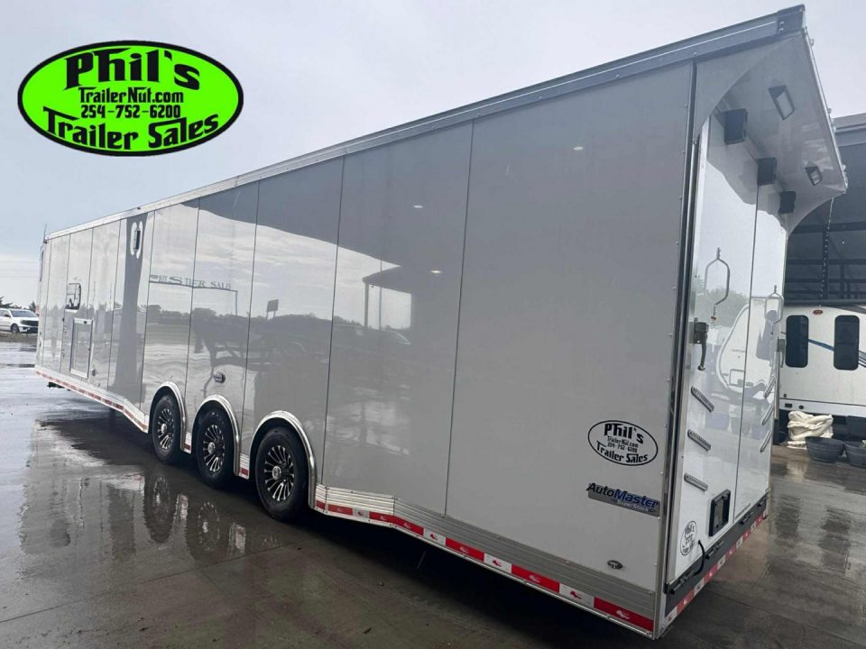 New Continental Cargo NEW 85X44 ENCLOSED CAR RACE TRAILER BATHROOM CAR HAULER Car / Racing Trailer DUAL MINI SPLIT