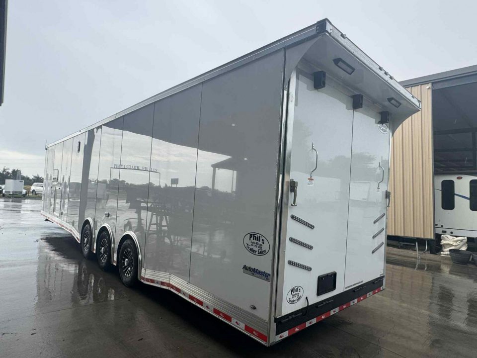 New Continental Cargo NEW 85X44 ENCLOSED CAR RACE TRAILER BATHROOM CAR HAULER Car / Racing Trailer DUAL MINI SPLIT