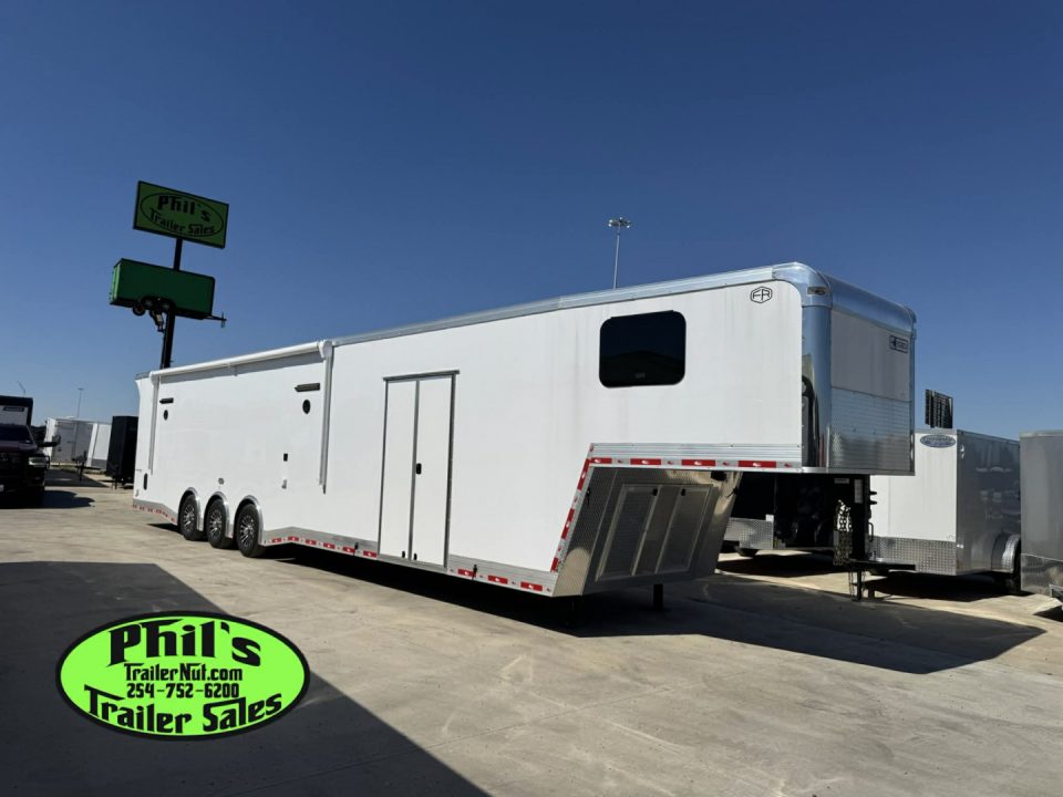 New Continental Cargo NEW 85X44 ENCLOSED CAR RACE TRAILER BATHROOM CAR HAULER Car / Racing Trailer DUAL MINI SPLIT