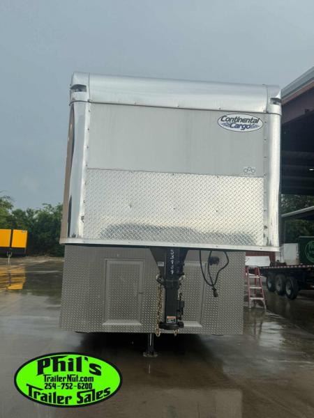 New Continental Cargo NEW 85X44 ENCLOSED CAR RACE TRAILER BATHROOM CAR HAULER Car / Racing Trailer DUAL MINI SPLIT