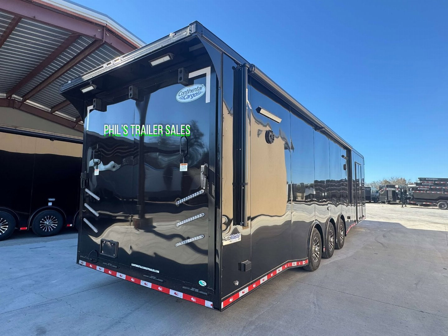 New CONTINENTAL CARGO NEW 85X34 ENCLOSED CAR RACE TRAILER BATHROOM CAR HAULER Car / Racing Trailer