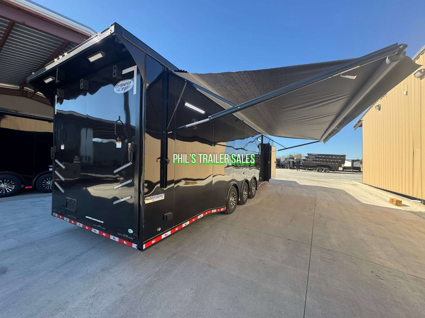 New CONTINENTAL CARGO NEW 85X34 ENCLOSED CAR RACE TRAILER BATHROOM CAR HAULER Car / Racing Trailer