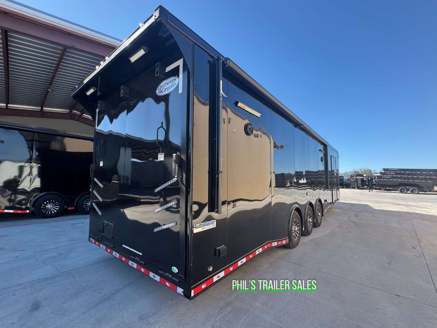 New CONTINENTAL CARGO NEW 85X34 ENCLOSED CAR RACE TRAILER BATHROOM CAR HAULER Car / Racing Trailer