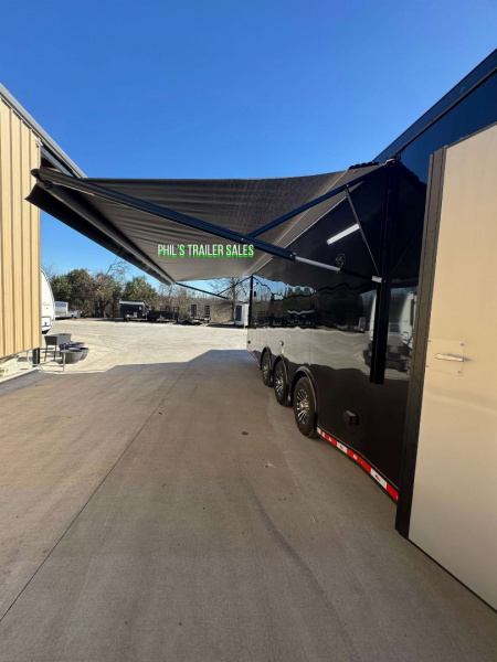 New CONTINENTAL CARGO NEW 85X34 ENCLOSED CAR RACE TRAILER BATHROOM CAR HAULER Car / Racing Trailer