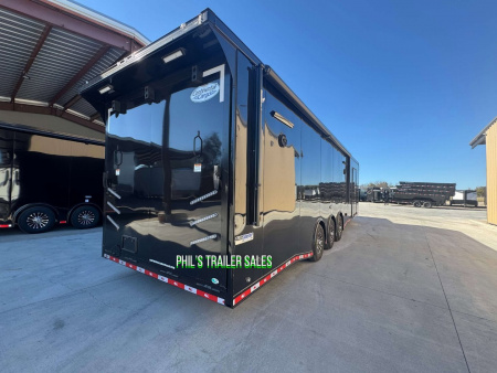 New CONTINENTAL CARGO NEW 85X34 ENCLOSED CAR RACE TRAILER BATHROOM CAR HAULER Car / Racing Trailer