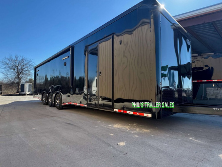 New CONTINENTAL CARGO NEW 85X34 ENCLOSED CAR RACE TRAILER BATHROOM CAR HAULER Car / Racing Trailer