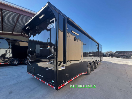 New CONTINENTAL CARGO NEW 85X34 ENCLOSED CAR RACE TRAILER BATHROOM CAR HAULER Car / Racing Trailer